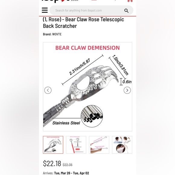 Back scratcher - Picture 8 of 11